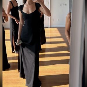 Reformation Amaryllis Black Maxi Dress